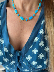 Colar turquesa jack - Helen Gordilho