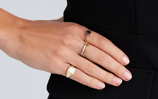 Piu pinky ring